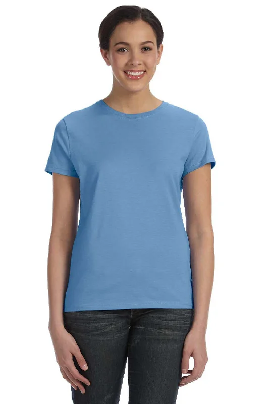 Hanes Womens Nano-T Short Sleeve Crewneck T-Shirt - Carolina Blue