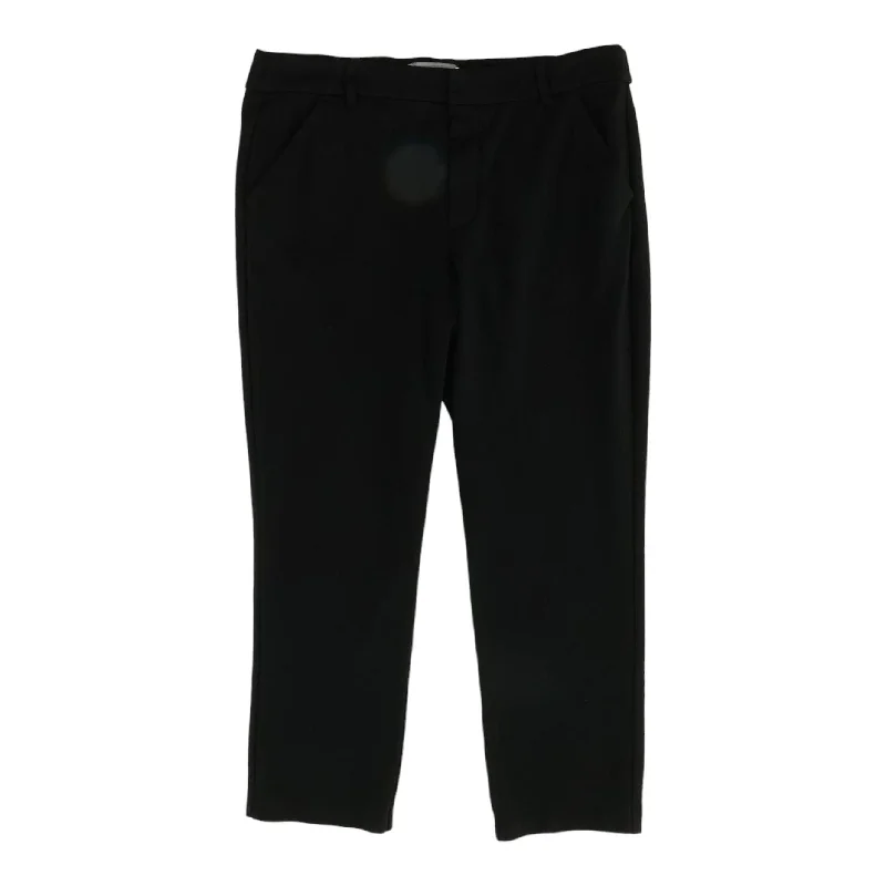 Black Solid Dress Pants