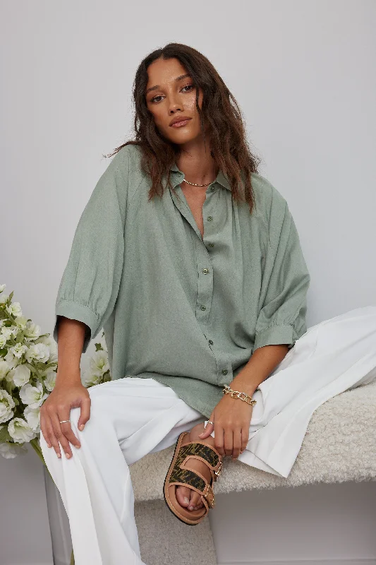 ALLEGRA Blouse Sage